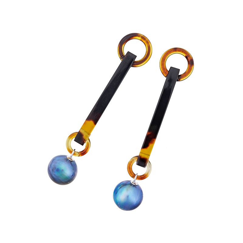 本べっ甲 マベパール ロッド チャーム P 約10.0mm