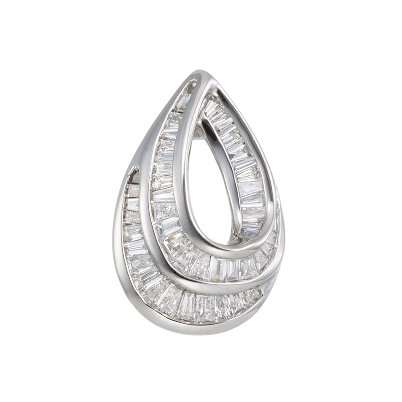 PT950 ダイヤモンド ペンダントトップ D 約0.18ct 