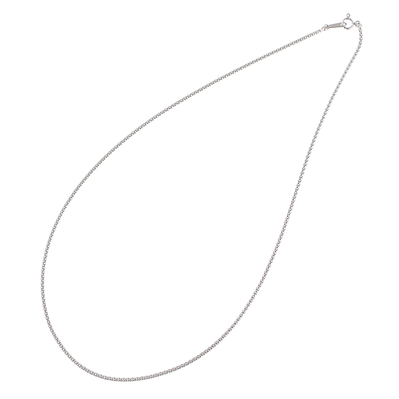 PT850 カットマルベリー ネックレス 長さ 約50cm 幅 約1.7mm 総重量 約5.5g