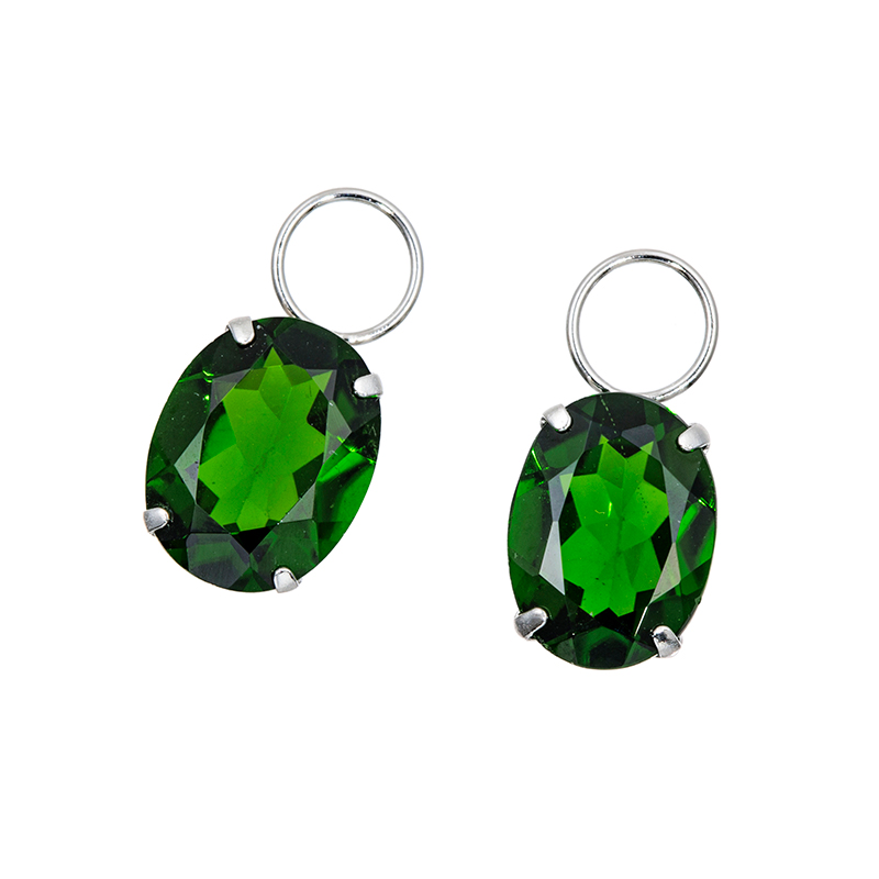 PT900 クロムダイオプサイド チャーム DI 約2.20ct