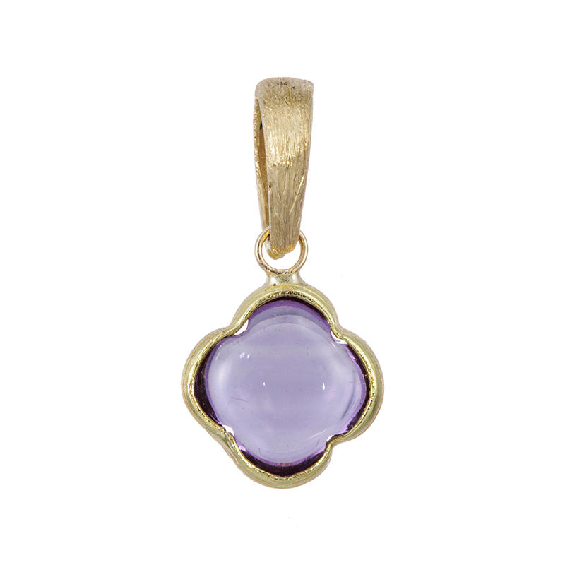 K18YGクリシュナペントップMiniCiondolinoQuadrifoglioCab