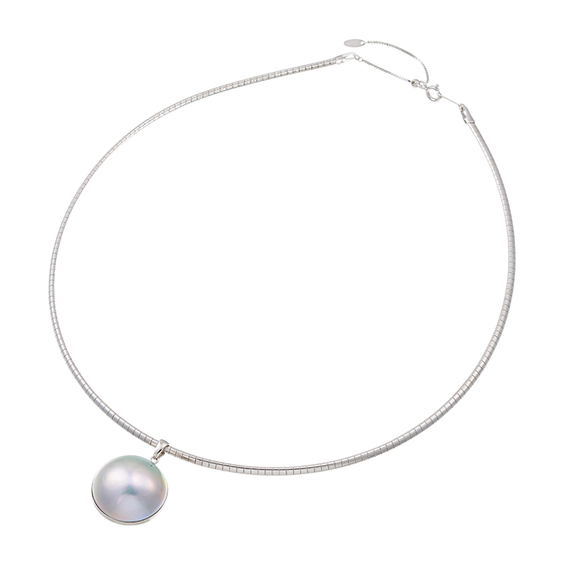 PT950/SV マベパ－ル ネックレス P 約20.0mm 