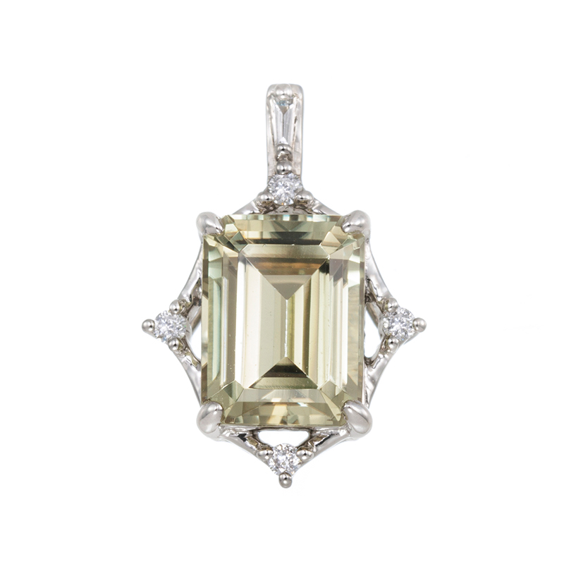 PT950 ダイアスポア ダイヤ ペンダントトップ DJ 約1.50ct D 約0.03ct 