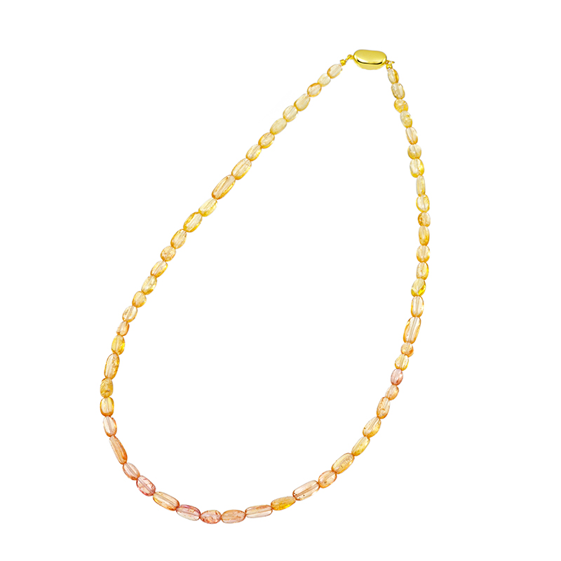 SV インペリアルトパーズ ネックレス ITO 約88.00ct
