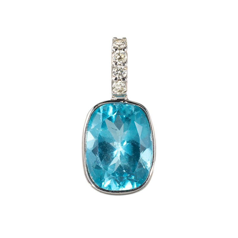 PT950 アパタイト ダイヤ ペンダントトップ APA 約1.00ct D 約0.03ct 