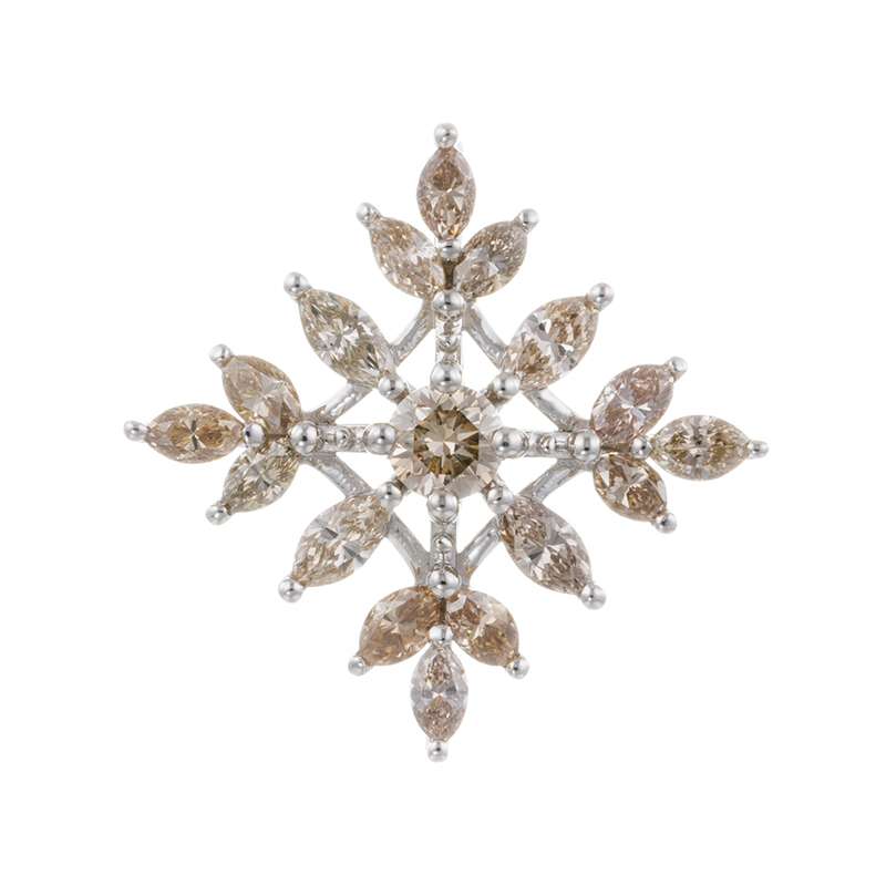 PT950 ブラウンダイヤモンド ペンダントトップ BRD 約1.00ct