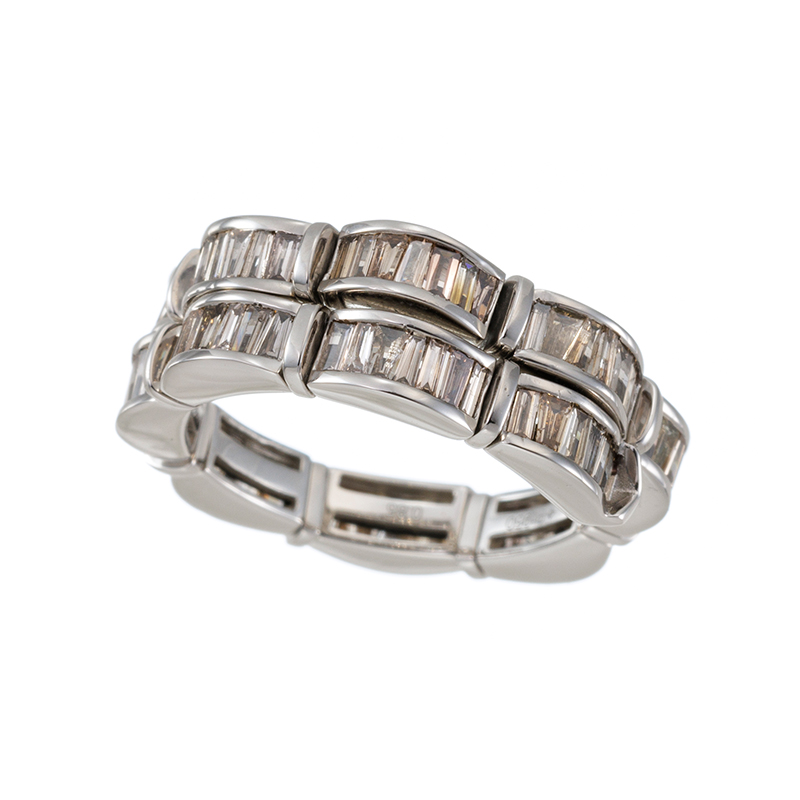 PT950 ブラウンダイヤモンド フレックスリング BRD 約0.85ct 10～15号