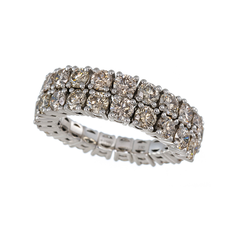 PT950 ブラウンダイヤモンド フレックスリング BRD 約2.50ct 10～15号