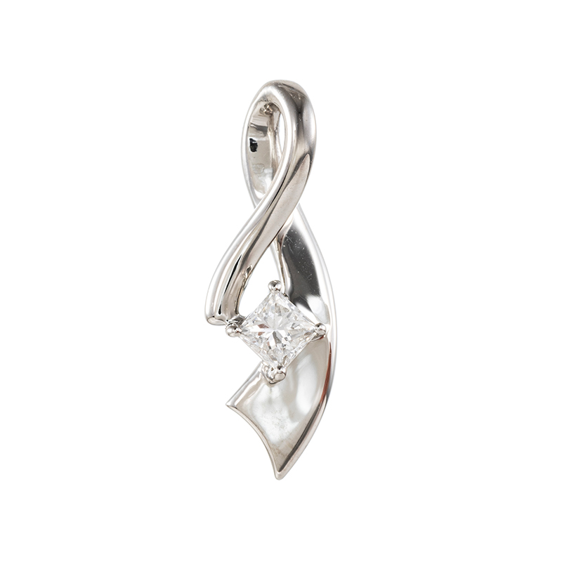 PT950 ダイヤモンド ペンダントトップ D 約0.18ct