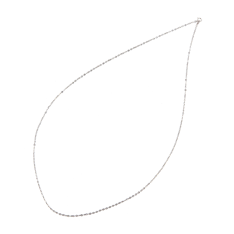 K18WG ケーブル ロングネックレス60 約0.9g