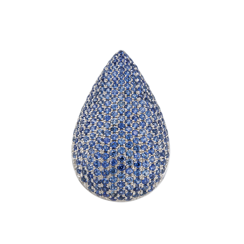 PT950 サファイア ペンダントトップ SA 約0.80ct