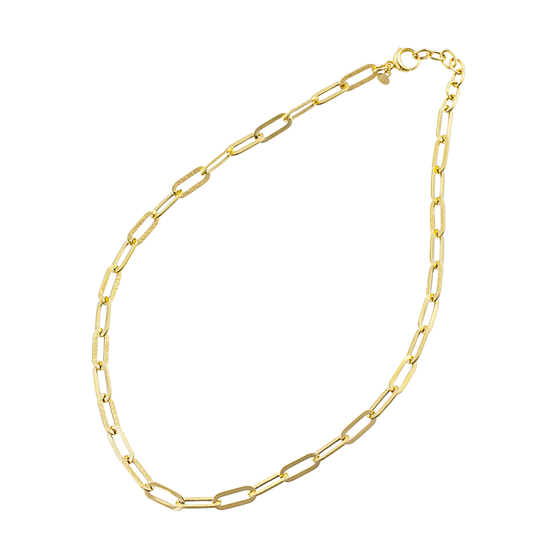 K18YG フィオレンティーナ ネックレス ”Luce e Ombra” 約45cm 幅：約5.5m