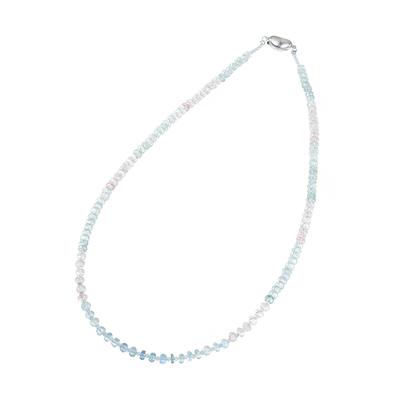 SV ベリル アクアマリン ネックレス BE 約68.00ct AQ 約1.50ct