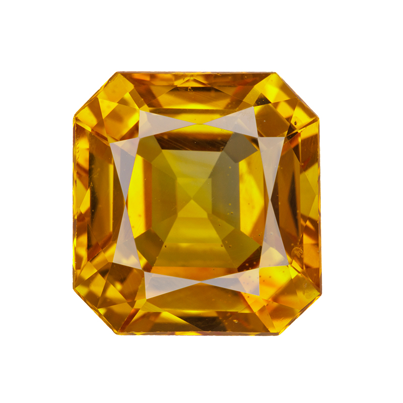 マダガスカル産イエロイッシュオレンジサファイア ルース OS 3.392ct