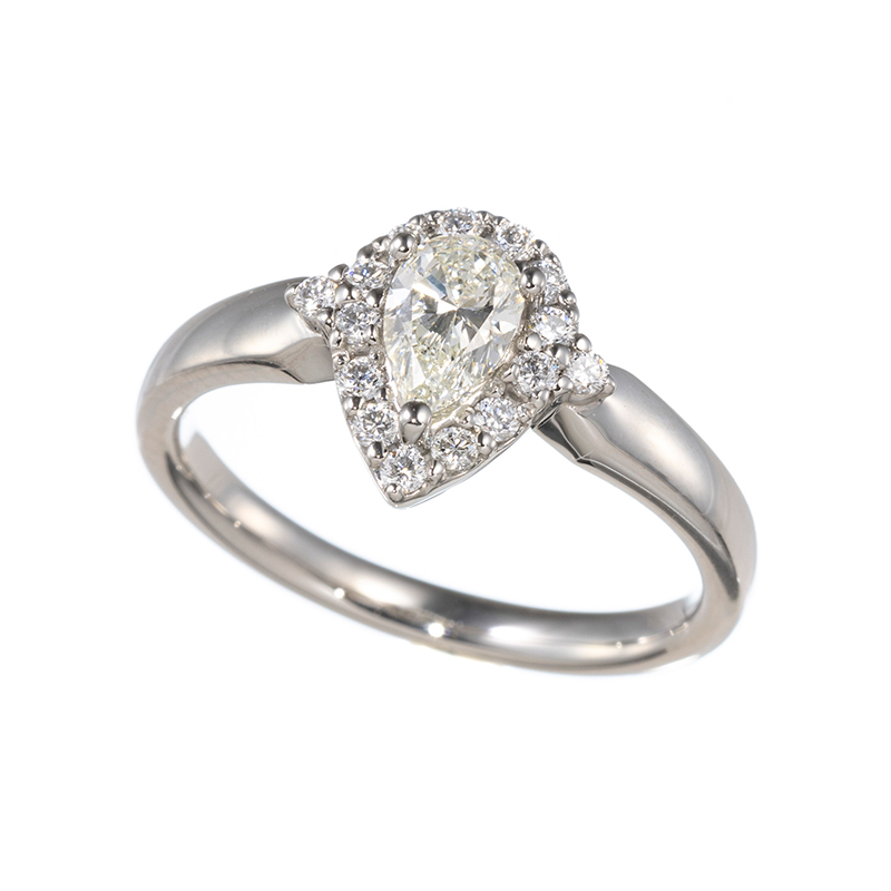 PT950 ダイヤモンド リング D 約0.40ct D 約0.17ct