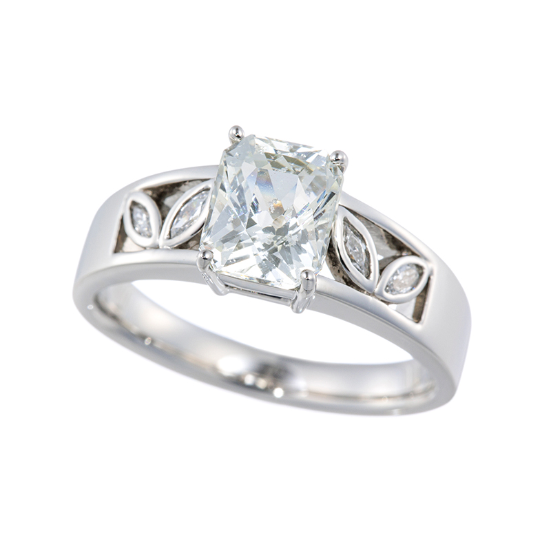 PT990グロッシュラーガーネットダイヤリング