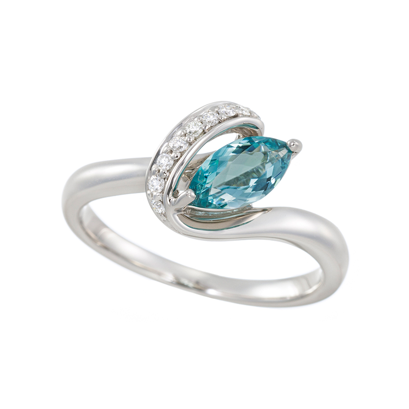 PT990 グランディディエライト ダイヤ リング 