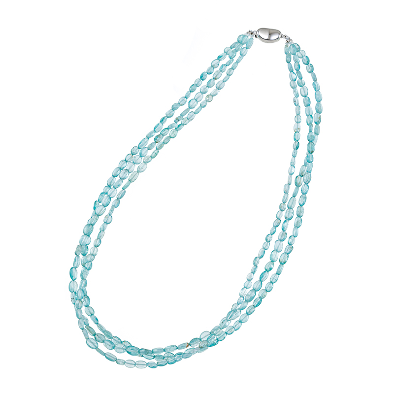 SV アパタイト 3連ネックレス APA 約113.00ct