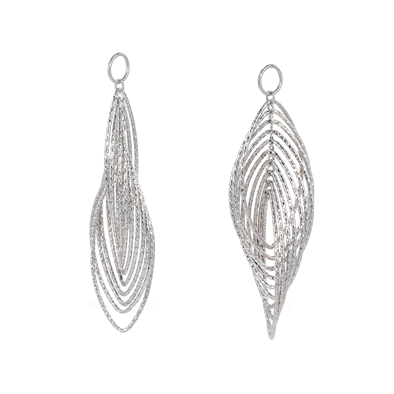 SV/K18YG(ロジウムメッキ) チャーム ブルーオーロ 