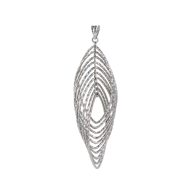 SV/K18YG(ロジウムメッキ)ペントップブルーオーロ