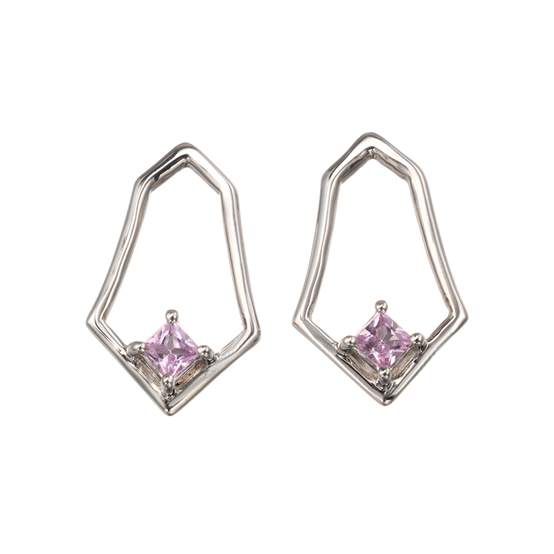 PT950 ピンクサファイア チャーム PS 約0.10ct