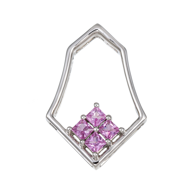 PT950 ピンクサファイア ペンダントトップ PS 約0.40ct 