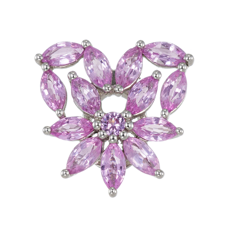 PT950 ピンクサファイア ペンダントトップ PS 約1.00ct 