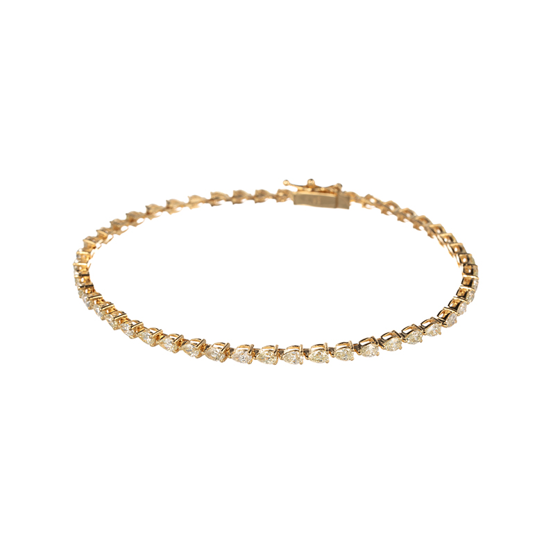 K18YG ダイヤモンド ブレスレット D 約3.00ct