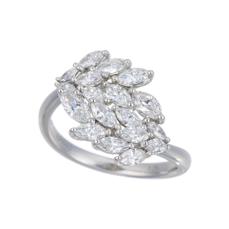 PT950 ダイヤモンド ウィングス リング D 1.25ct