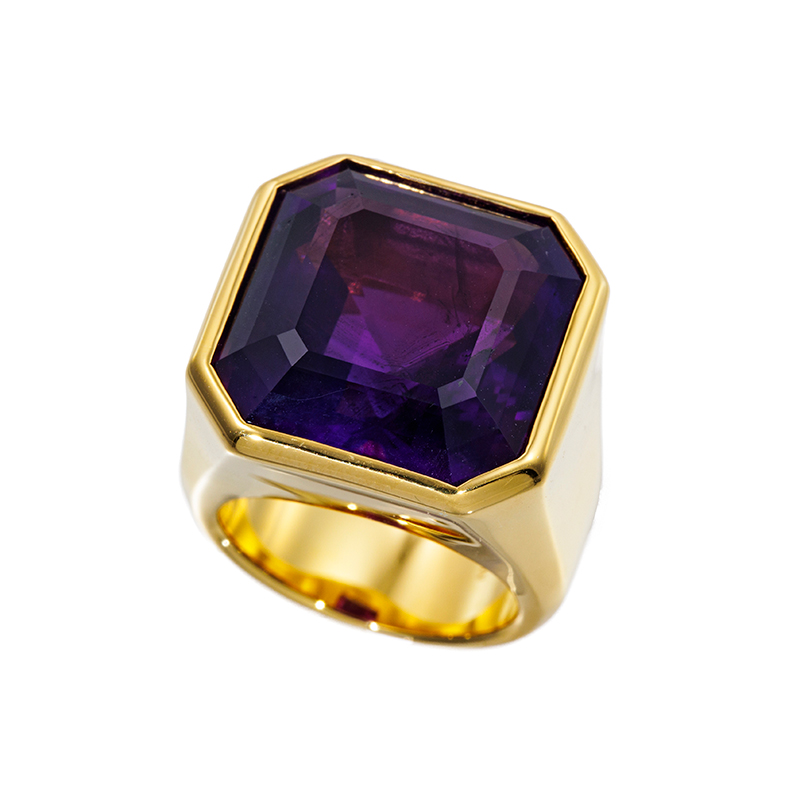 SV アメシスト リング AM 約20.00ct