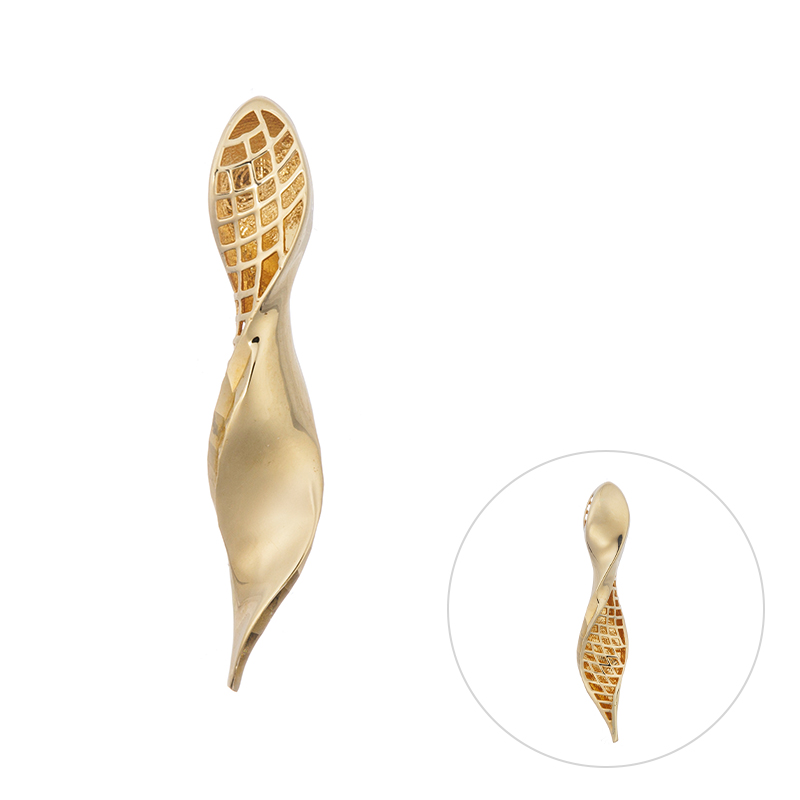 K18YG スパイラル ペンダントトップ 約0.7g