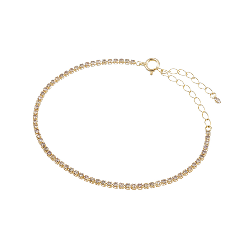 K18YG ブラウンダイヤモンド シルキータッチ ブレスレット BRD 約1.00ct