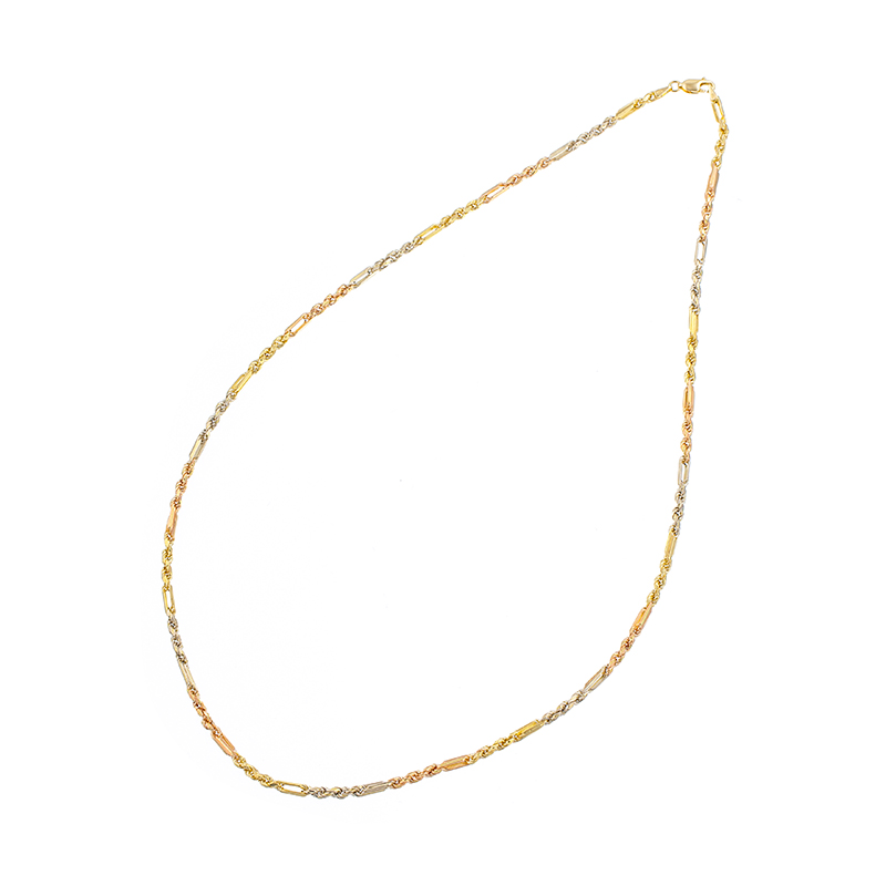 K18YG/CG/PG フィガロロープネックレス BORGOGNI 