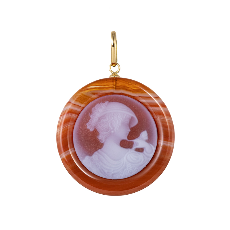 【美品】女神メノウカメオピアス　K18 楽天市場】K18 シェルカメオ ピアス オーバル18×13mm スタッド