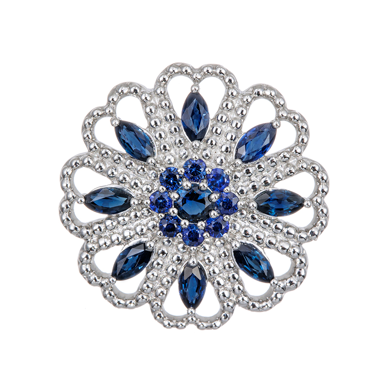 PT950 サファイア ペンダントトップ SA 約0.85ct