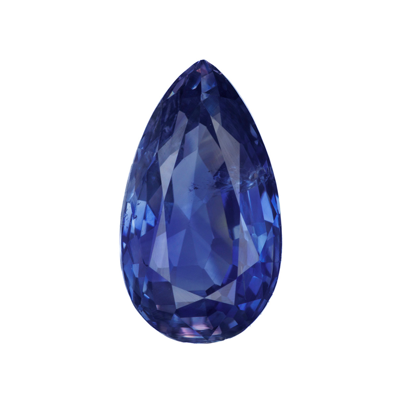 カシミール産非加熱サファイア ルース SA 2.12ct
