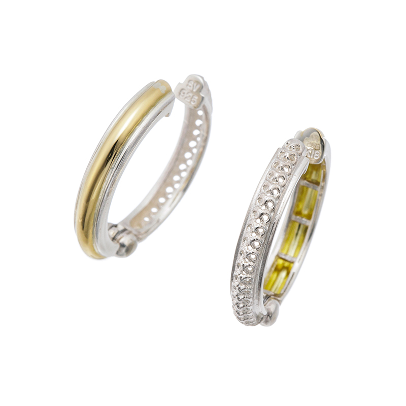 SV/K18YG ピアリング 約1.7g