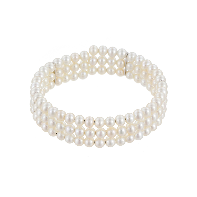 SV 淡水真珠 バングル P 約4.0mm