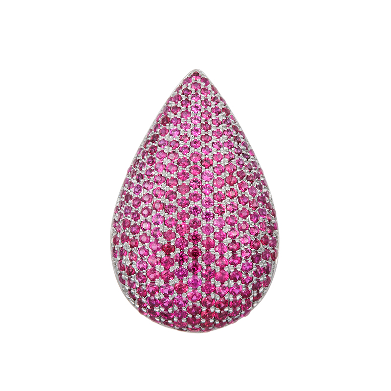 PT950 ルビー ペンダントトップ RB 約0.85ct 