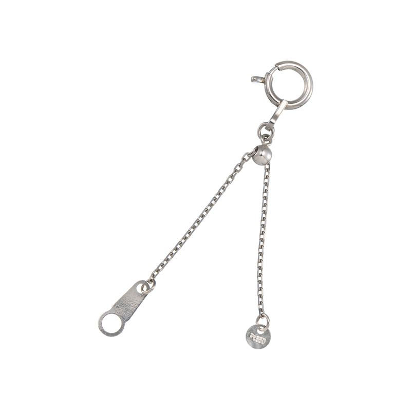 PT850スライドアジャスターチェーンWAO金具BIG全長6cm総重量約0.5g幅約0.9mm