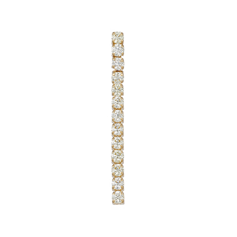 K18YGH&CダイヤモンドシルキータッチペンダントトップD約0.50ct