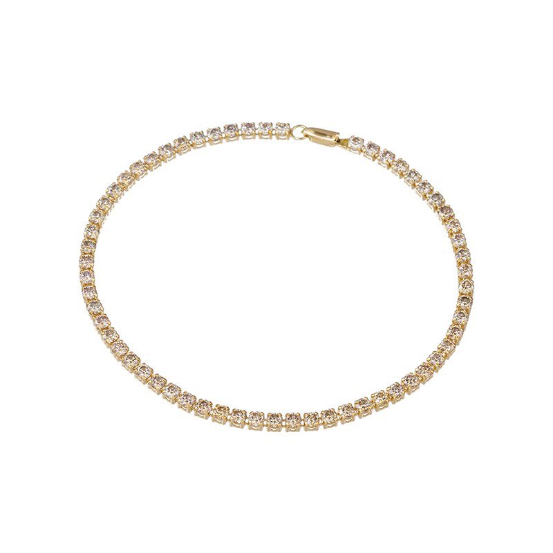 K18YGH&CダイヤモンドシルキータッチブレスレットD約5.05ct