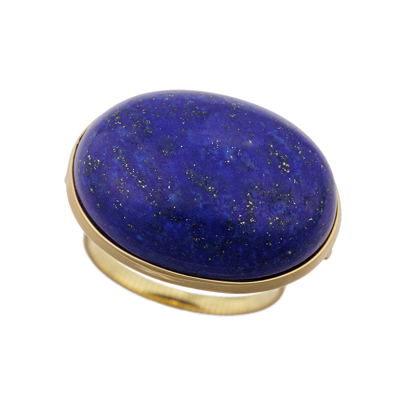 K18YG ラピスラズリ アジャストリング LA 約17.00ct 8～15号