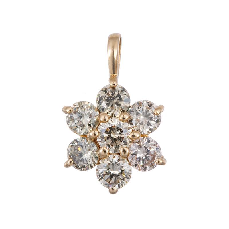 K18PG ブラウンダイヤモンド ペンダントトップ BRD 約0.40ct