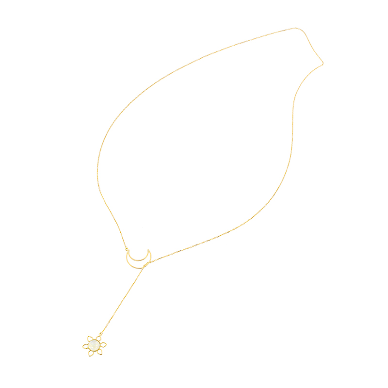 K18YG オパール ネックレス OP 約0.50ct