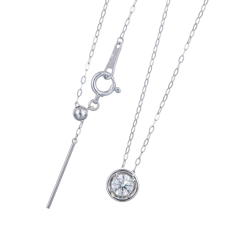 PT950 Dカラーダイヤモンド ネックレス D 約0.30ct(D SI2 3EX)