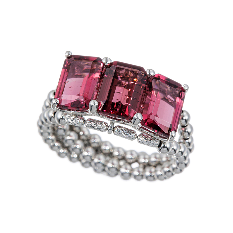 PT950 ルベライト フリーリング RT 約2.40ct 8～23号