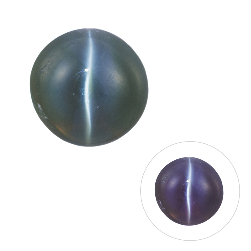 ブラジル産アレキサンドライトキャッツアイ ルース AL 0.641ct