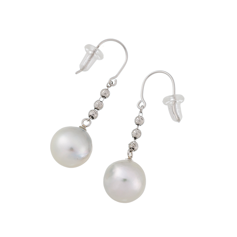 PT850/PT900アコヤ真珠ピアスクラルテ・シックReineroseKeikoP約9.0mm