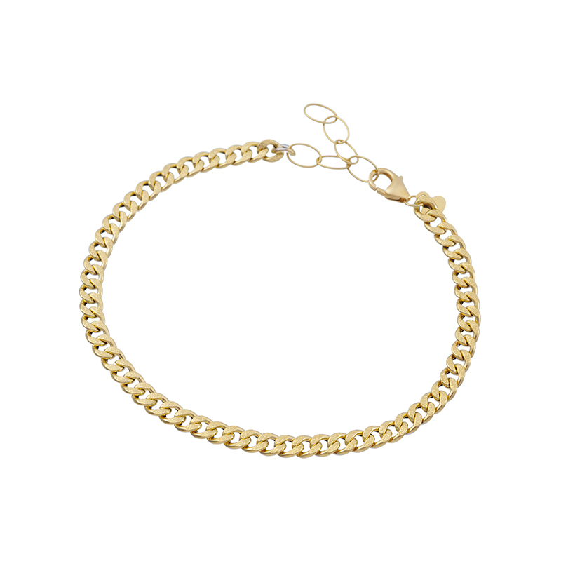 K18YG/YG(ロジウムメッキ) フィオレンティーナ ブレスレット